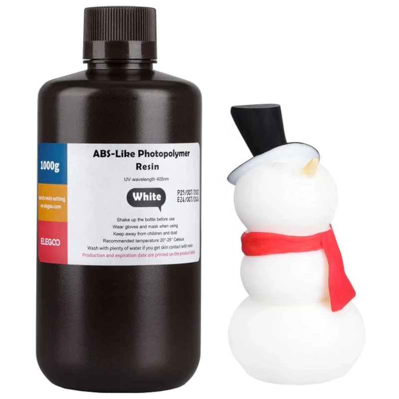 ELEGOO Resina ABS-Like para Impressora 3D LCD 1KG Branco