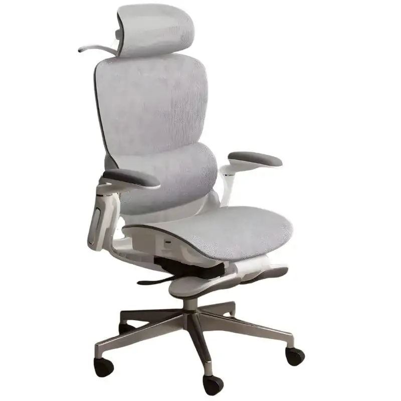 Powerbasic Cadeira de Escritório Ergonómica Elvas Cinzenta