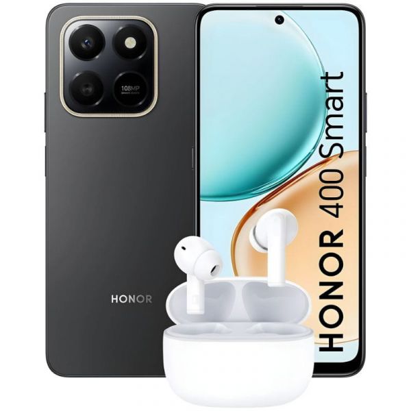 Honor 400 Smart 5G 6.8" 4GB/128GB Black + Honor Earbuds Choice X7 Lite