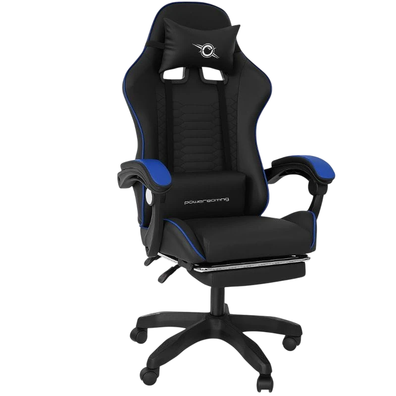 Cadeira Gaming PowerGaming Itokawa com apoio para os pés