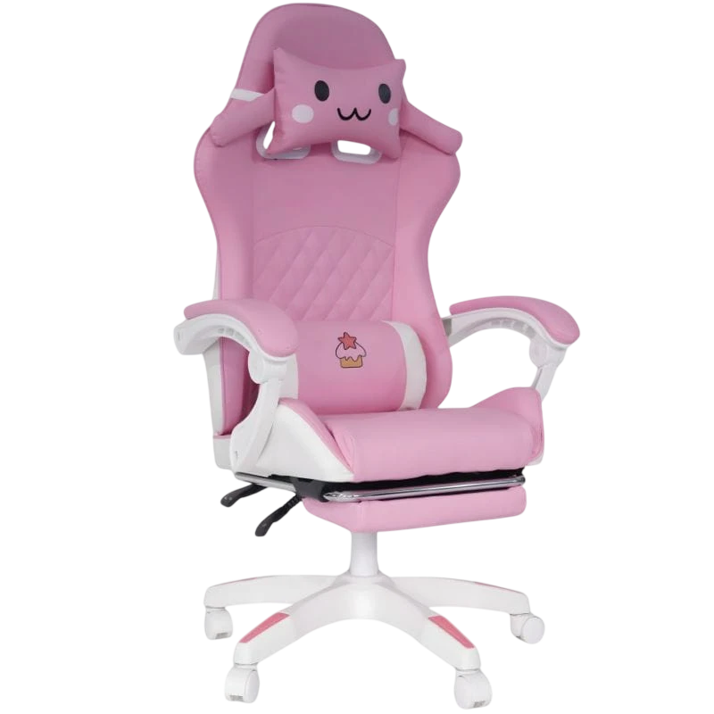 Cadeira Gaming PowerGaming Sakura Neko com apoio para os pés