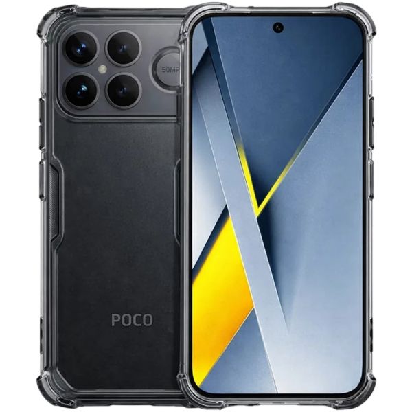 Crococase Capa Silicone Reforçada para Poco F8 Ultra 5G