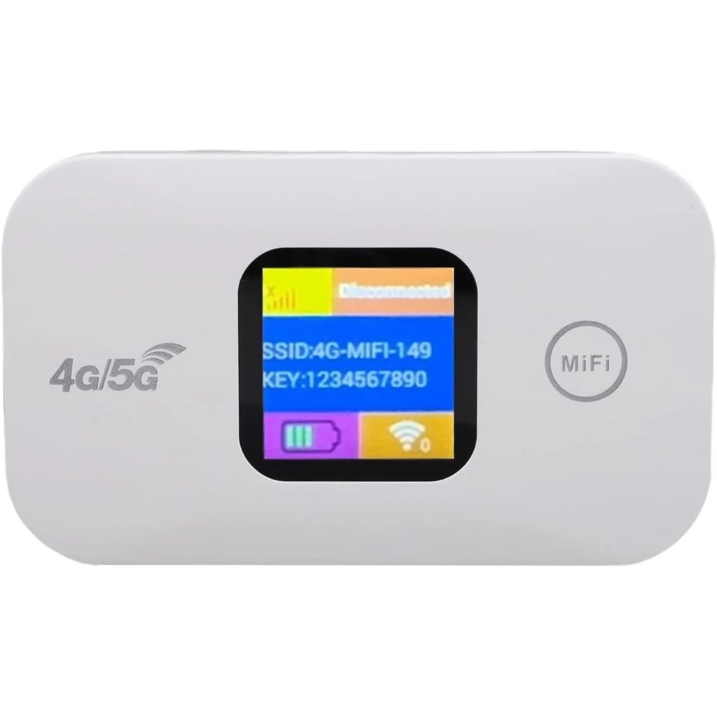Router portátil A8 4G LTE 3000mAh, Branco