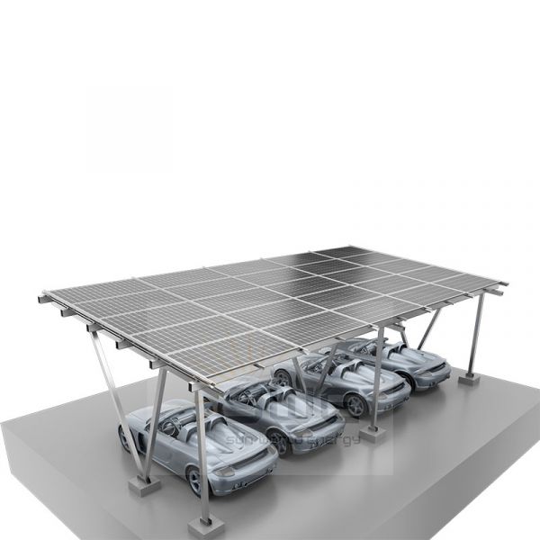ANTAI Cobertura de Estacionamento para Painéis Solares 2 Lugares