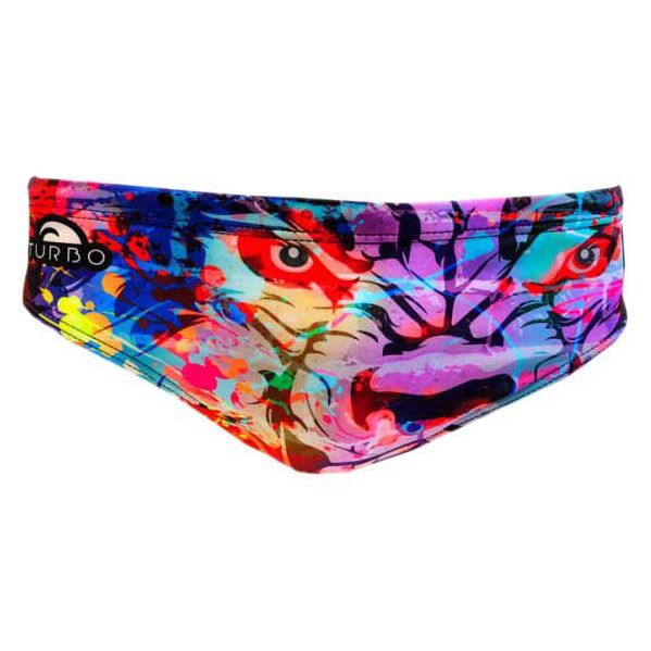Turbo Wolf Wall Swimming Brief Roxo 5XL Homem