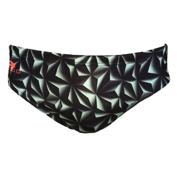 Turbo Mountain Geo Swimming Brief Verde,Preto S Homem