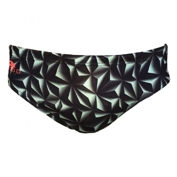 Turbo Mountain Geo Swimming Brief Verde,Preto 4XL Homem