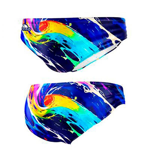 Turbo Paint Vortex Swimming Brief Colorido 2XL Homem