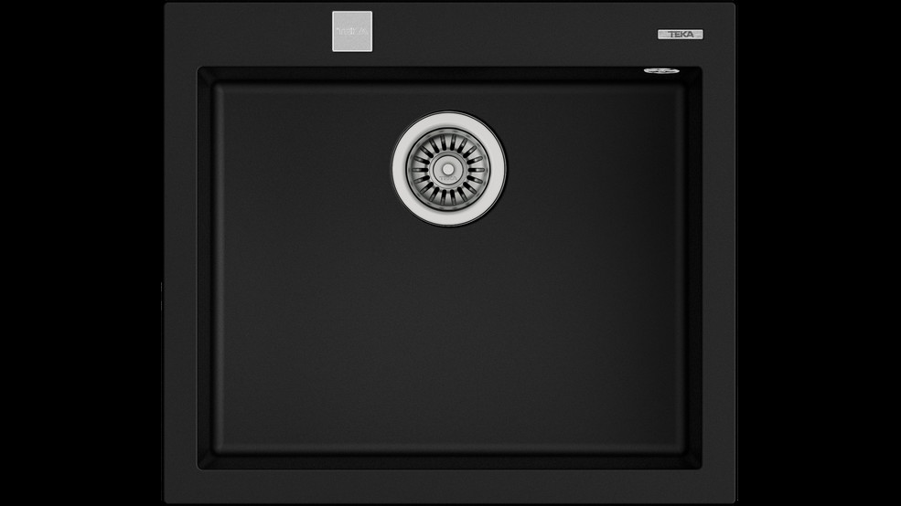 Lava Loiças Teka FORSQUARE 50.40 TG Black