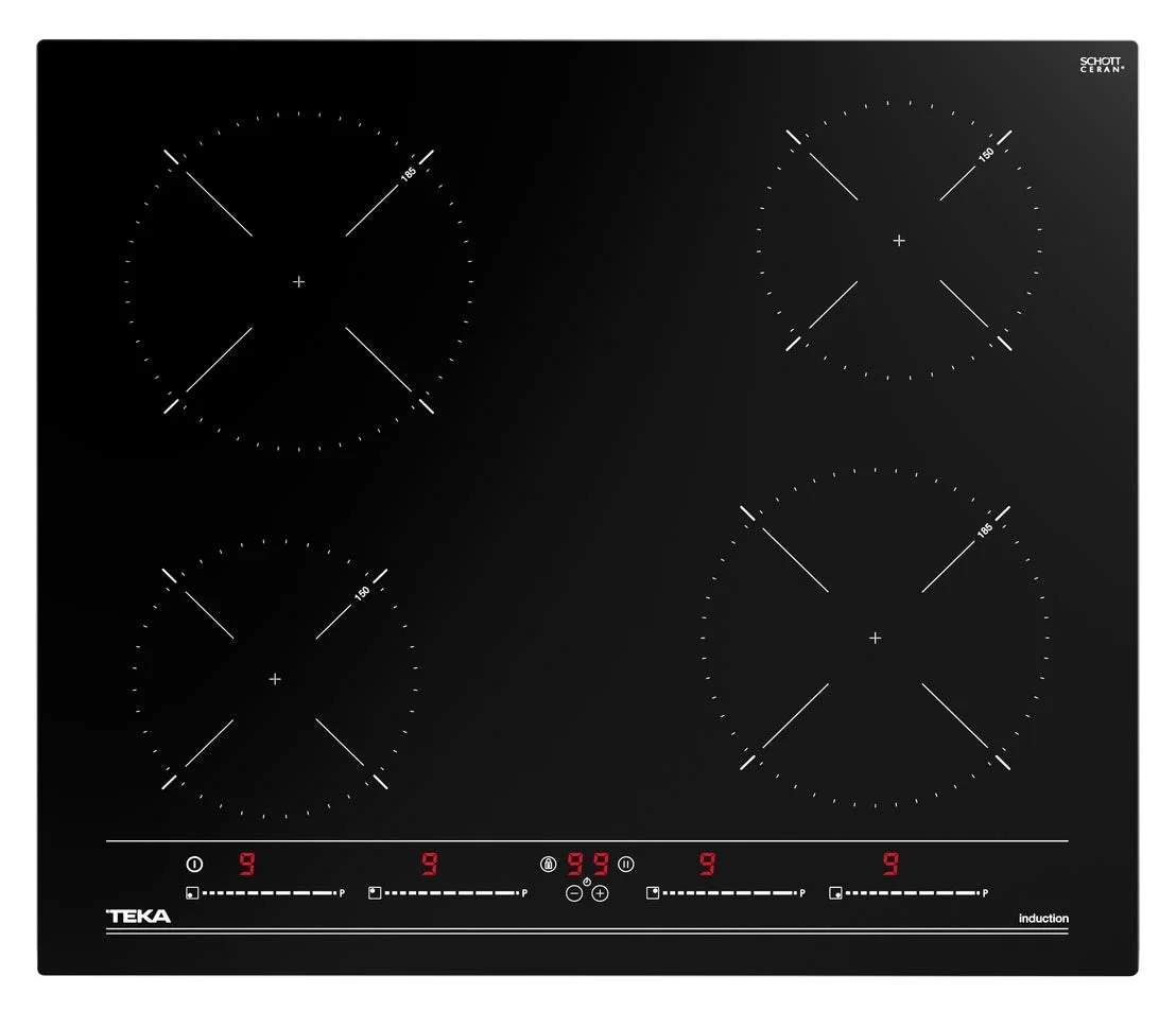 Teka IBC 64010 MSS Preto Embutido 60 cm Placa com zona de indução