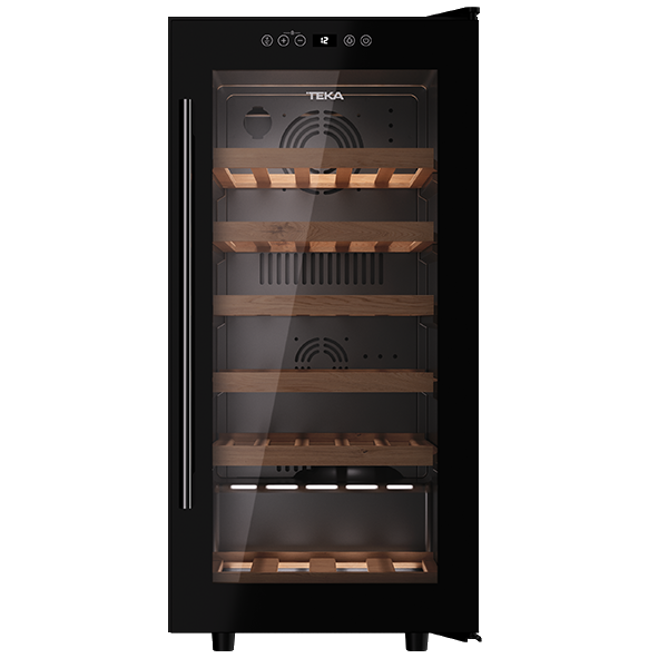 Cave de Vinho TEKA RVF 10032 GBK | 32 garrafas, 83L, 5-18ºC