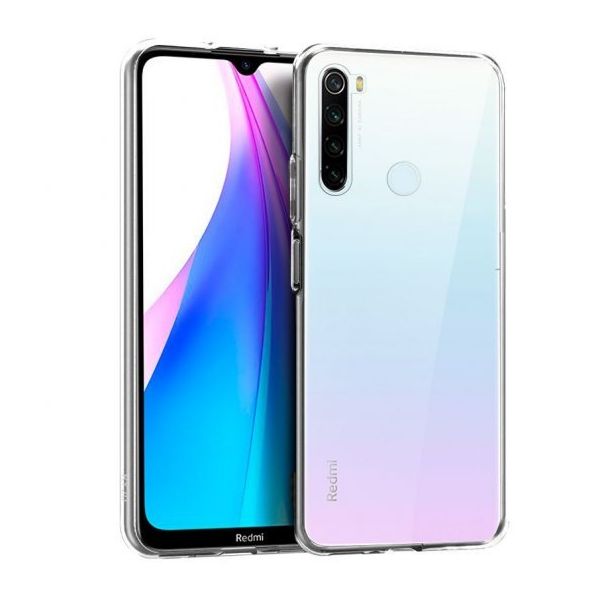 Cool Accesorios Capa Silicone Clear para Xiaomi Redmi Note 8T