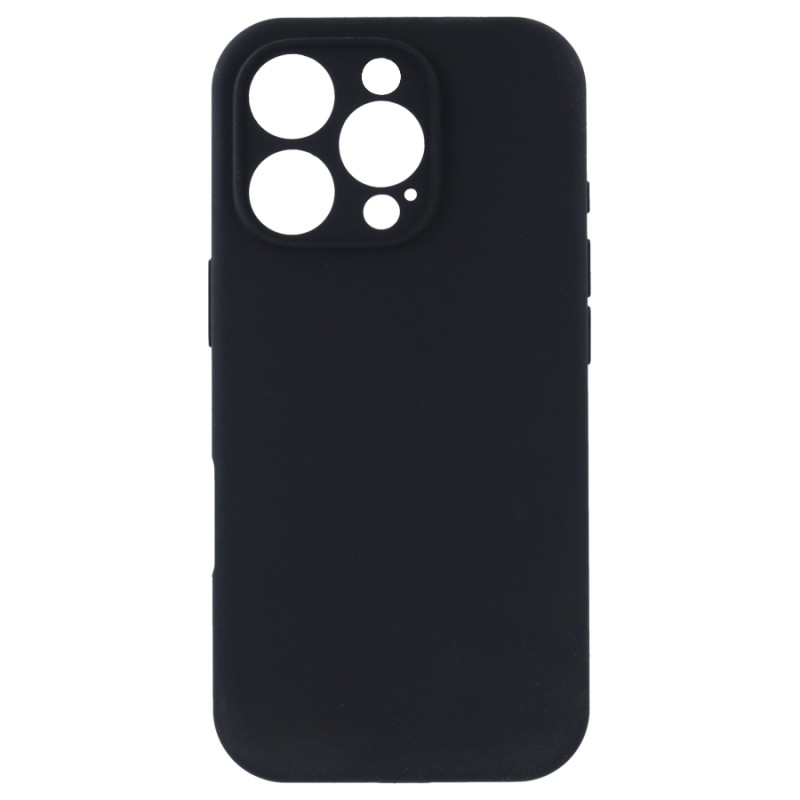 Capa Silicone Preta iPhone 12 Pro