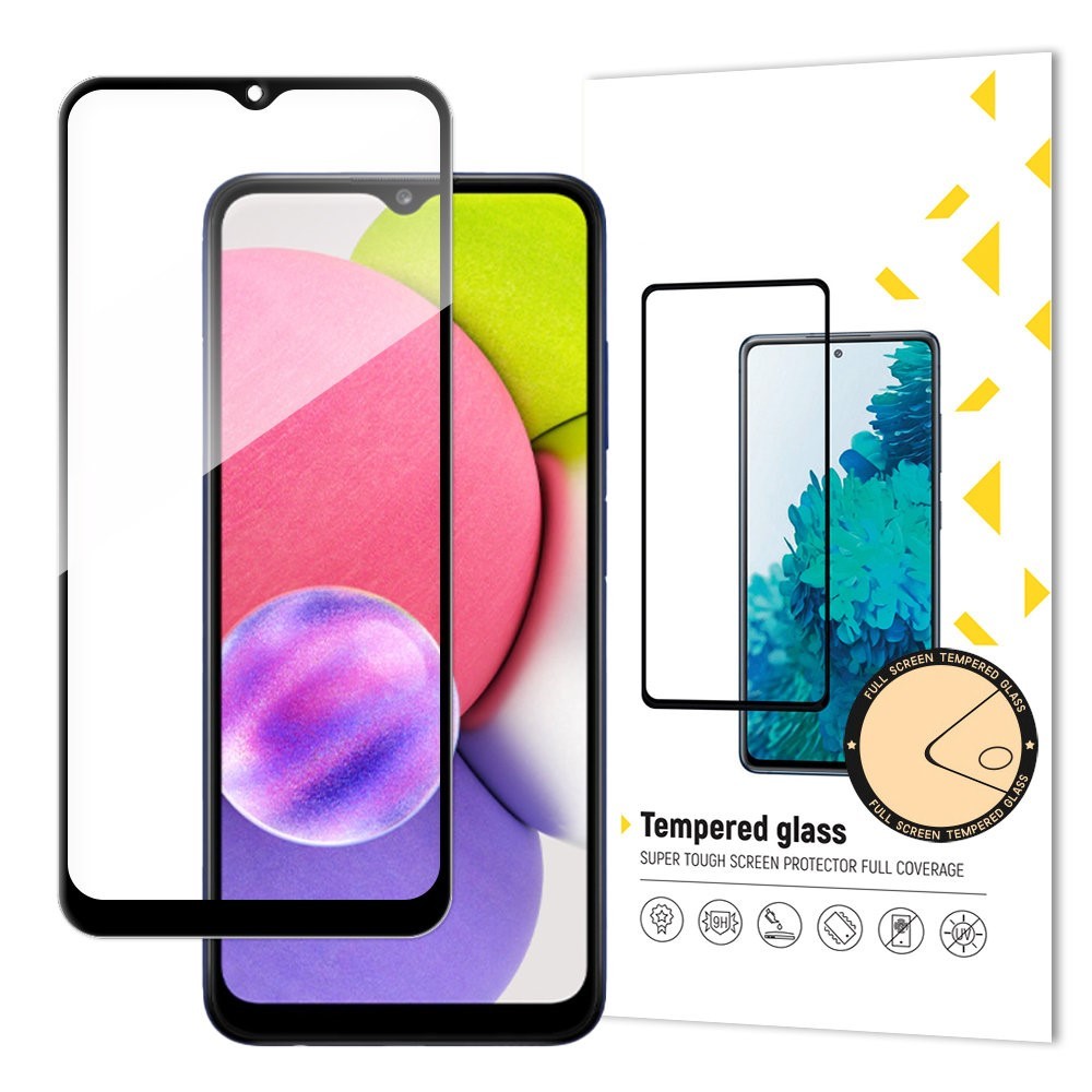 Película Vidro temperado Samsung Galaxy A03s Fullcover