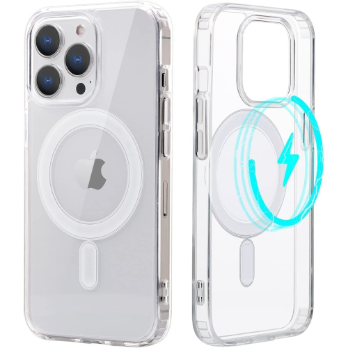 Capa Silicone Magnética iPhone 12/12 Pro Transparente