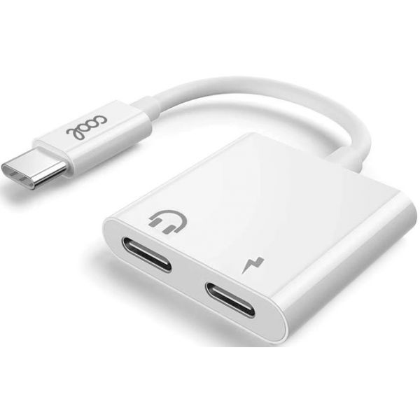 Cool Adaptador Dual Usb Type-C Auriculares