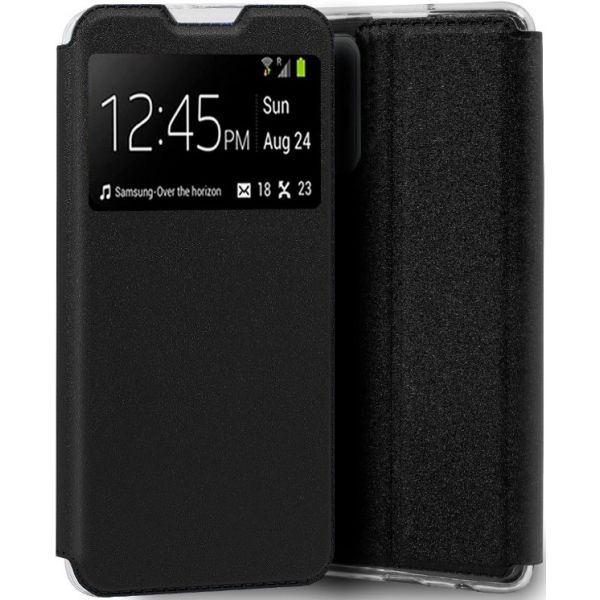 Capa Flip Cover Para Xiaomi Redmi Note 10 / Note 10s Liso Black