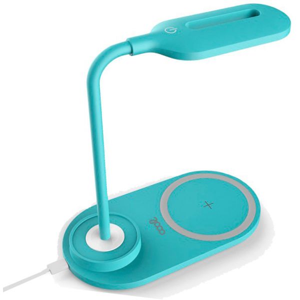 Cool Acessorios Lâmpada LED + base de carregamento sem fio Qi Azul - 8434847052793