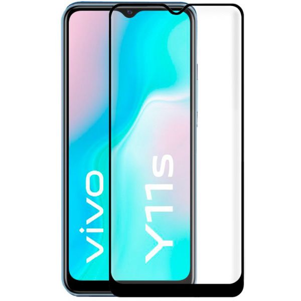 Cool Accesorios Protetor de tela de vidro temperado para Vivo Y11s / Y20s (FULL 3D Preto)