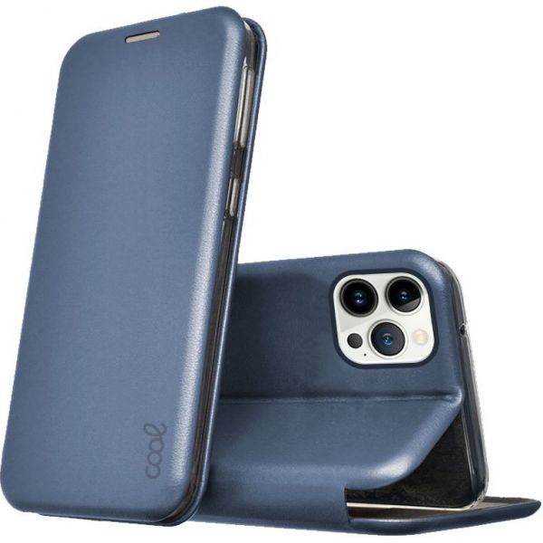 Cool Accesorios Capa Flip Cover Elegance para iPhone 13 Pro Blue