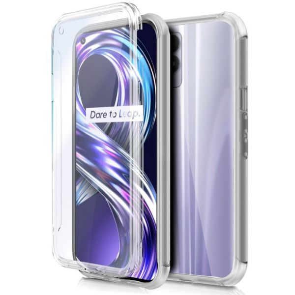 Cool Accesorios Estojo 3D de silicone para Realme 8i / Narzo 50 (frente + verso transparente)
