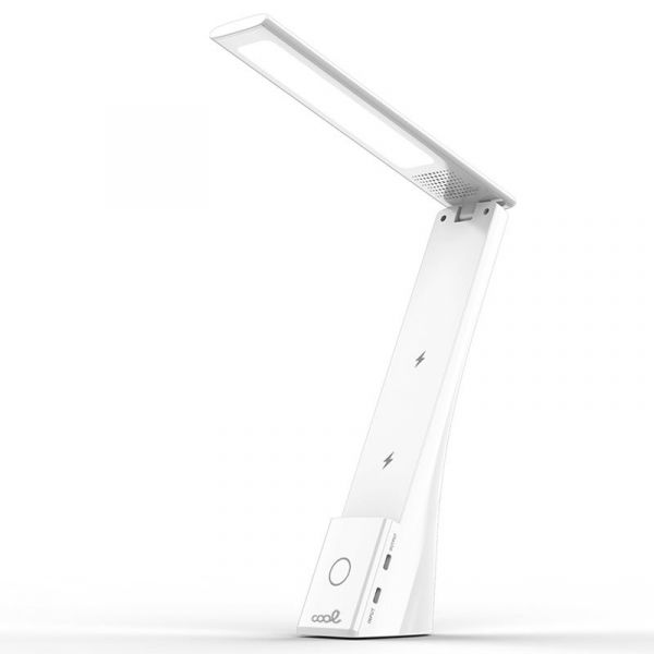 Cool Acessorios Lâmpada LED com carregamento sem fio Qi Base Compact Branco - 8434847063195
