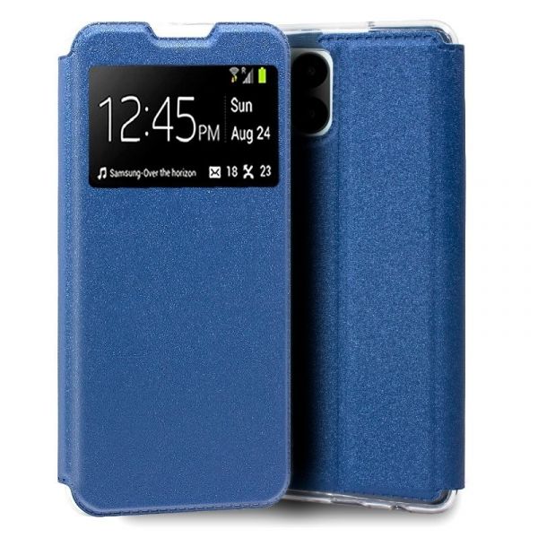 Capa Flip Cover Para Xiaomi Redmi A1 Liso Azul Redmi A1
