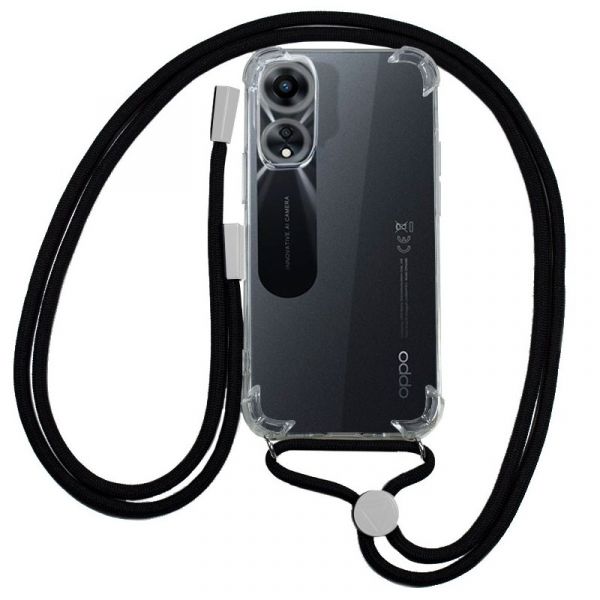 Cool Acessorios Capa Oppo A78 5G Cordão (Preto) - CL000005986