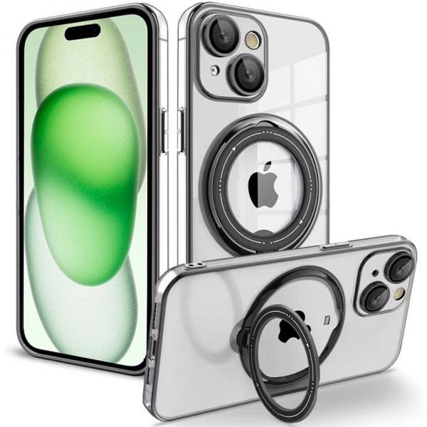 Cool Acessorios Capa Magnética Ring para iPhone 15 Plus Black