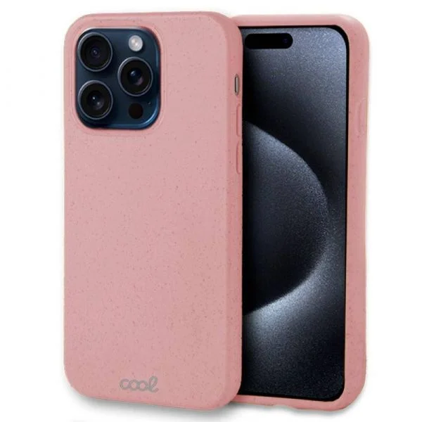 Cool Acessorios Capa Eco Biodegradável para iPhone 15 Pro Pink