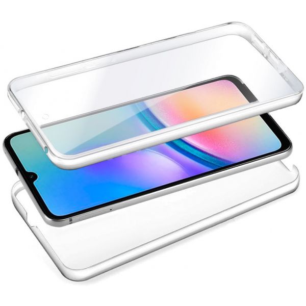 Cool Acessorios Capa Silicone 3D Frontal + Traseira para Samsung Galaxy A05s Clear