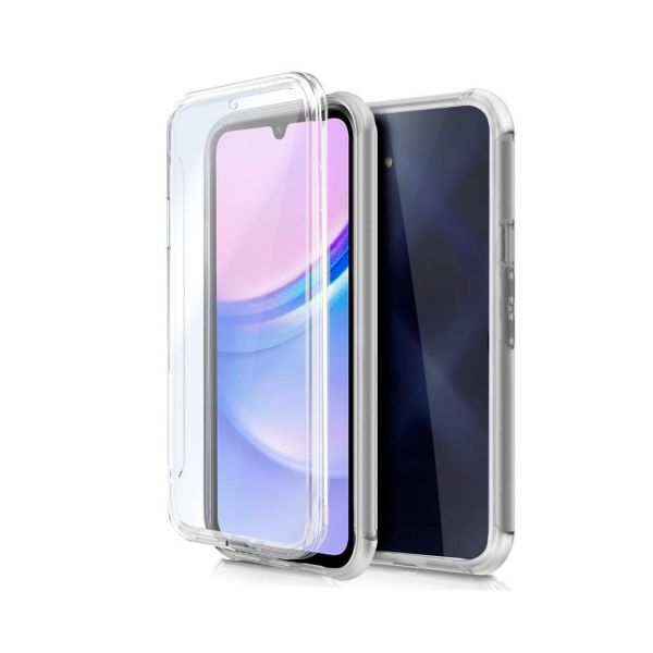 Cool Acessorios Capa Silicone Frente e Verso para Samsung Galaxy A15/A15s 5G e M15 5G Clear