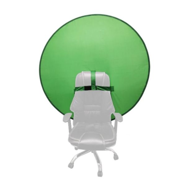 Fundo Verde Portátil 142cm para Cadeira