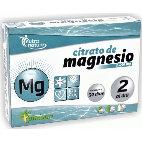 Pinisan Citrato de Magnésio 60 Comprimidos