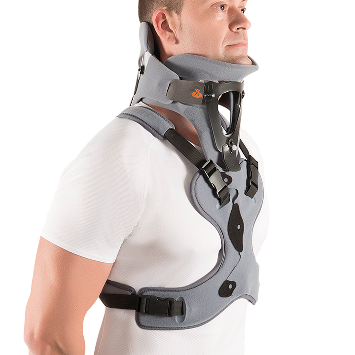 Colar Cervical Bivalve com Suporte Torácico - ORLIMAN CC2800 (M)