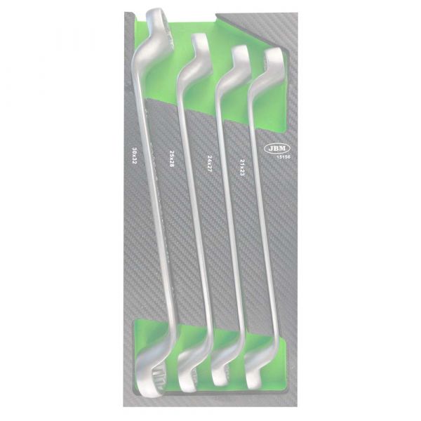 JBM Chave Dupla com Bocal Fechado com Revestimento de Fibra de Carbono 25x28 mm - JBM15208