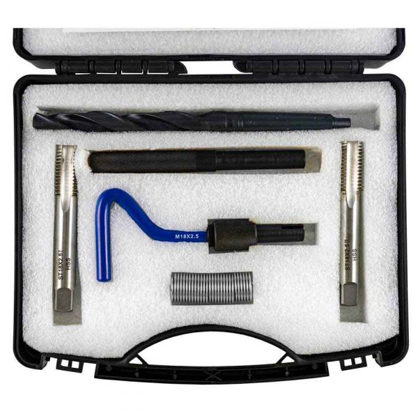 Jbm M18x2.5 Helical Nuts Repair Kit Prateado