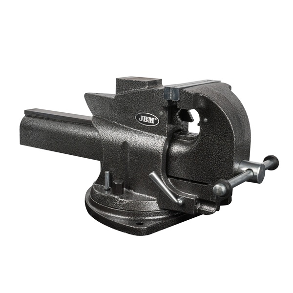 Torno de Bancada de Abertura Rápida com Base Rotativa JBM