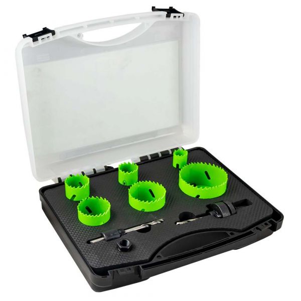 Jbm Bimetal Serra Copo Case With Adapters Transparente