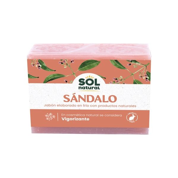 Sol Natural Sabonete em Pastilha de Sândalo 1 Unidade