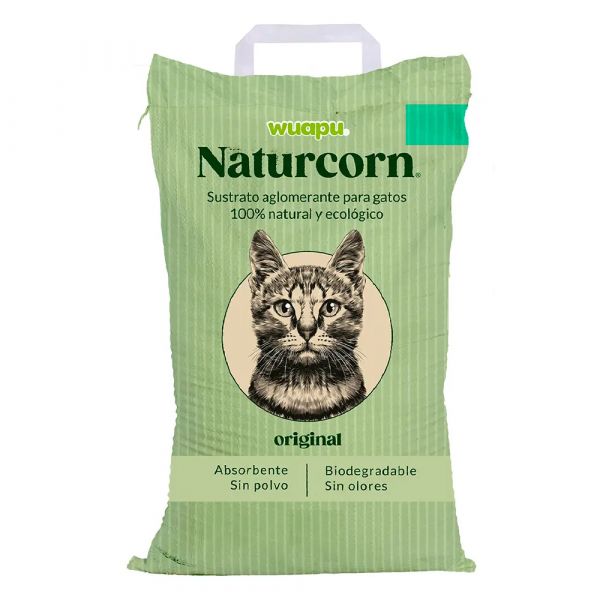 Wuapu Naturcorn Areia Aglomerante de Milho 17.5 Litros