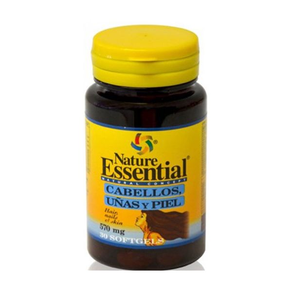 Nature Essential Cabelo, Unhas e Pele 540mg 30 Cápsulas
