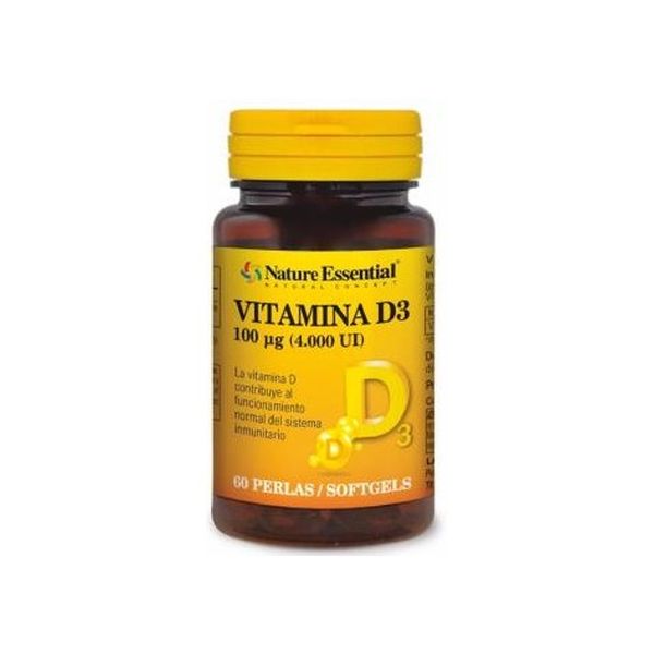 Nature Essential Vitamina d3 100mcg 60 Pérolas
