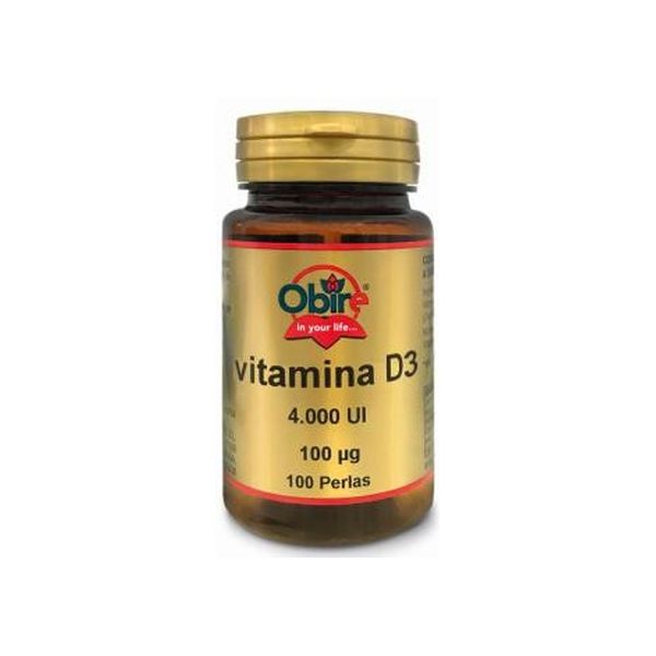 Obire Vitamina D3 100mcg 100 Pérolas de 100ug