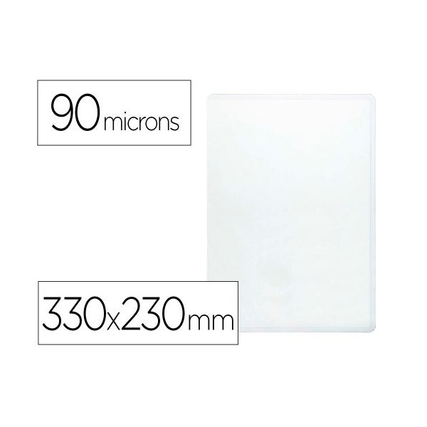 Q-Connect Bolsa Catálogo Folio Plástica Transparente 100 Unidades