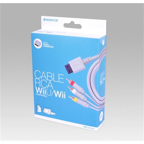 Cabo RCA/Euroconector Woxter Nintendo WII/WII U