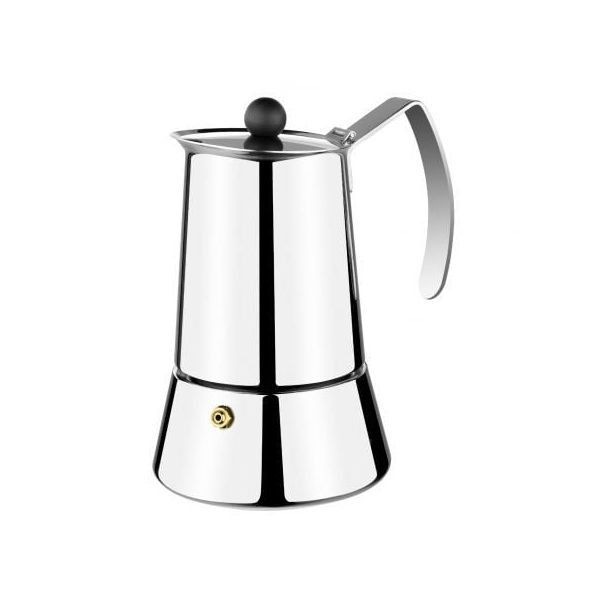 Monix Cafeteira Italiana Eterna M630004 Aço Inox 4 Chávenas