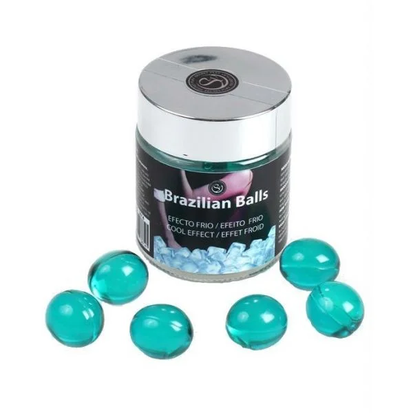 Secret Play Bolas Explosivas Brazilian Balls Efeito Frio x6
