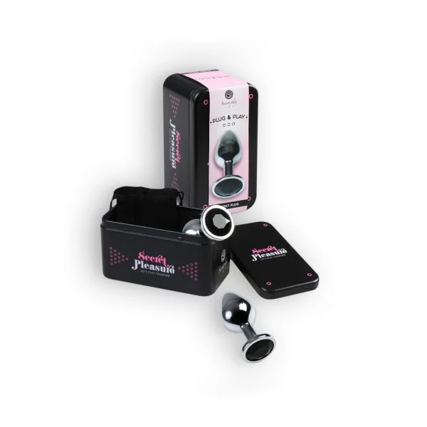Secret Play Plug Anal M Preto Secret Pleasure