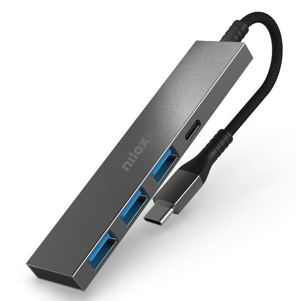 Nilox Hub Usb-c 3XUSB 3.0 1XUSB-C - NXHUBUSBC02